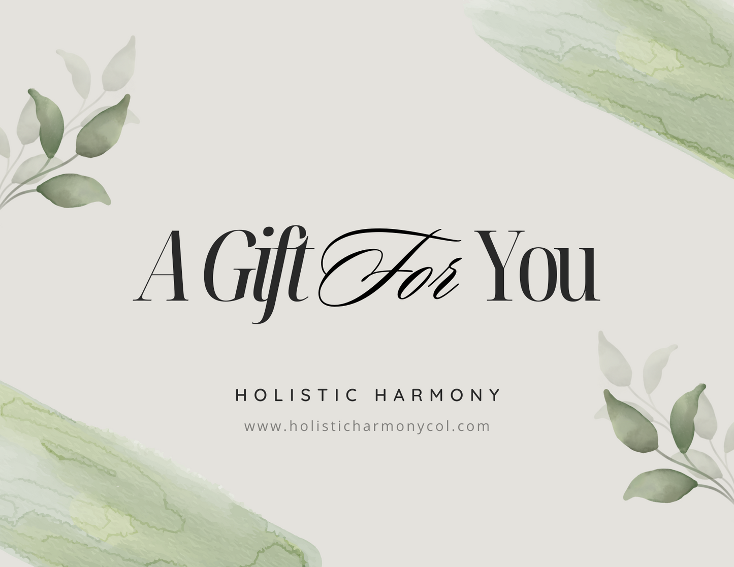 Holistic Harmony Gift Card